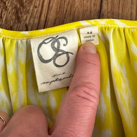 Great condition Anthropologie flowy long tank top size medium - Picture 4 of 5